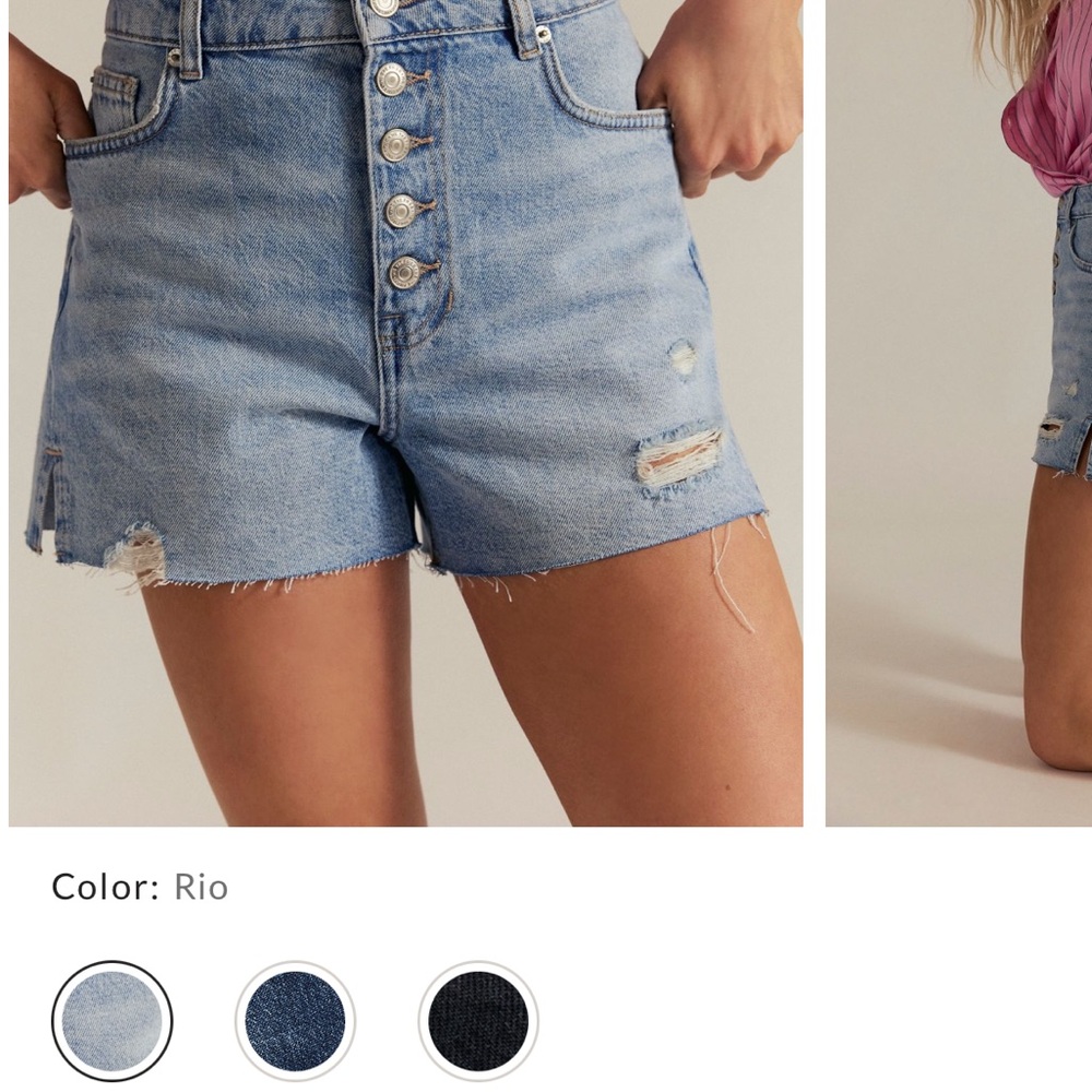 Free People We The Free denim shorts